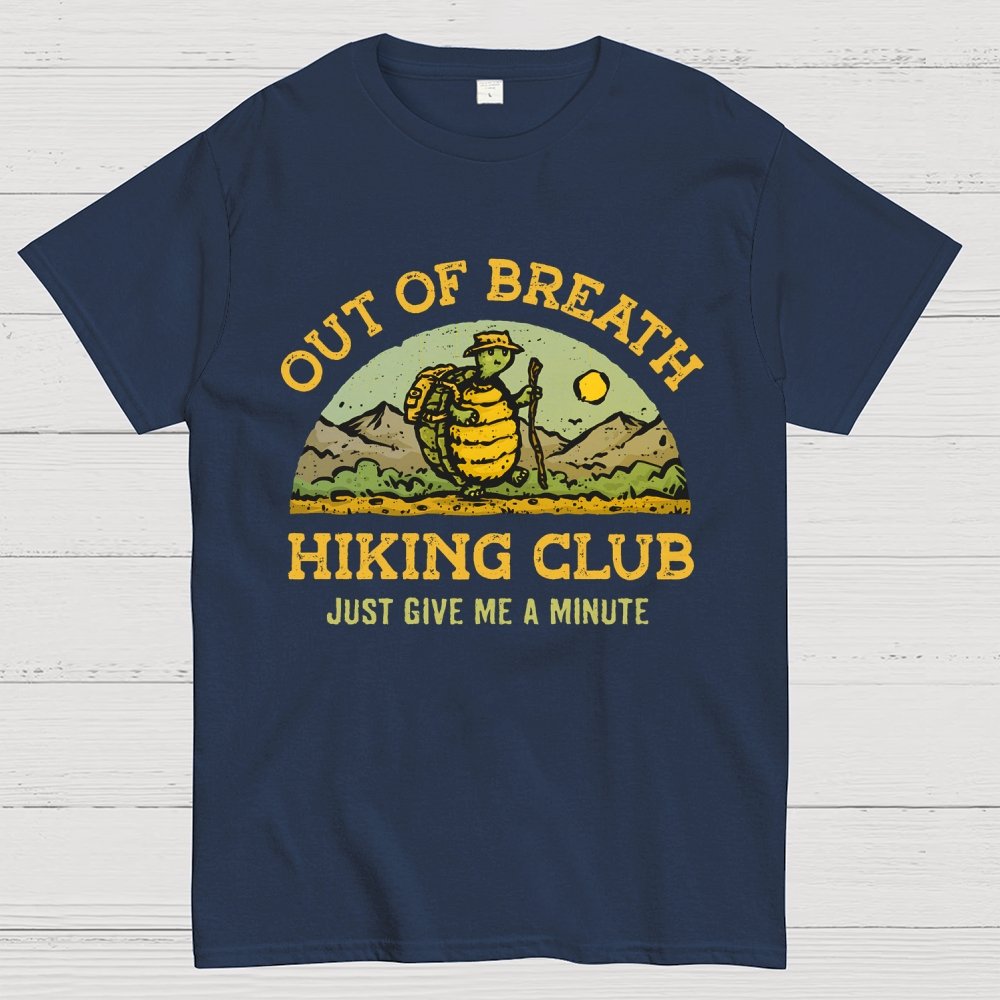 Out Of Breath Hiking Club Geek T-Shirt