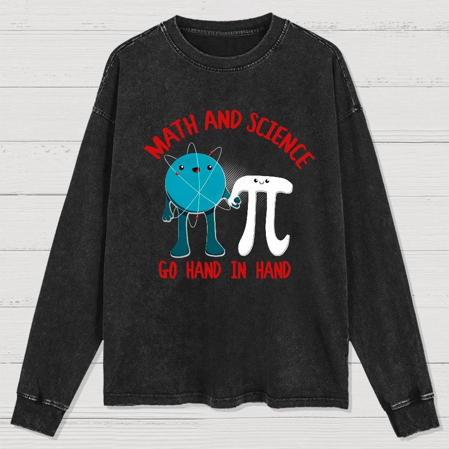 Math & Science - Friends Forever Washed Long Sleeve Tee
