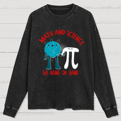 Math & Science - Friends Forever Washed Long Sleeve Tee