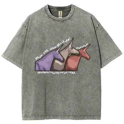 Shun the Non-Believer   Vintage Distressed T-shirt