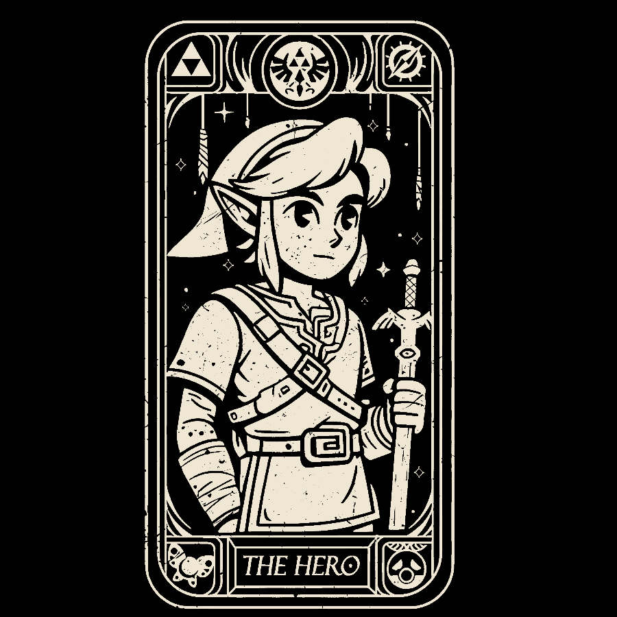 The New Tarot Hero Geek T-Shirt