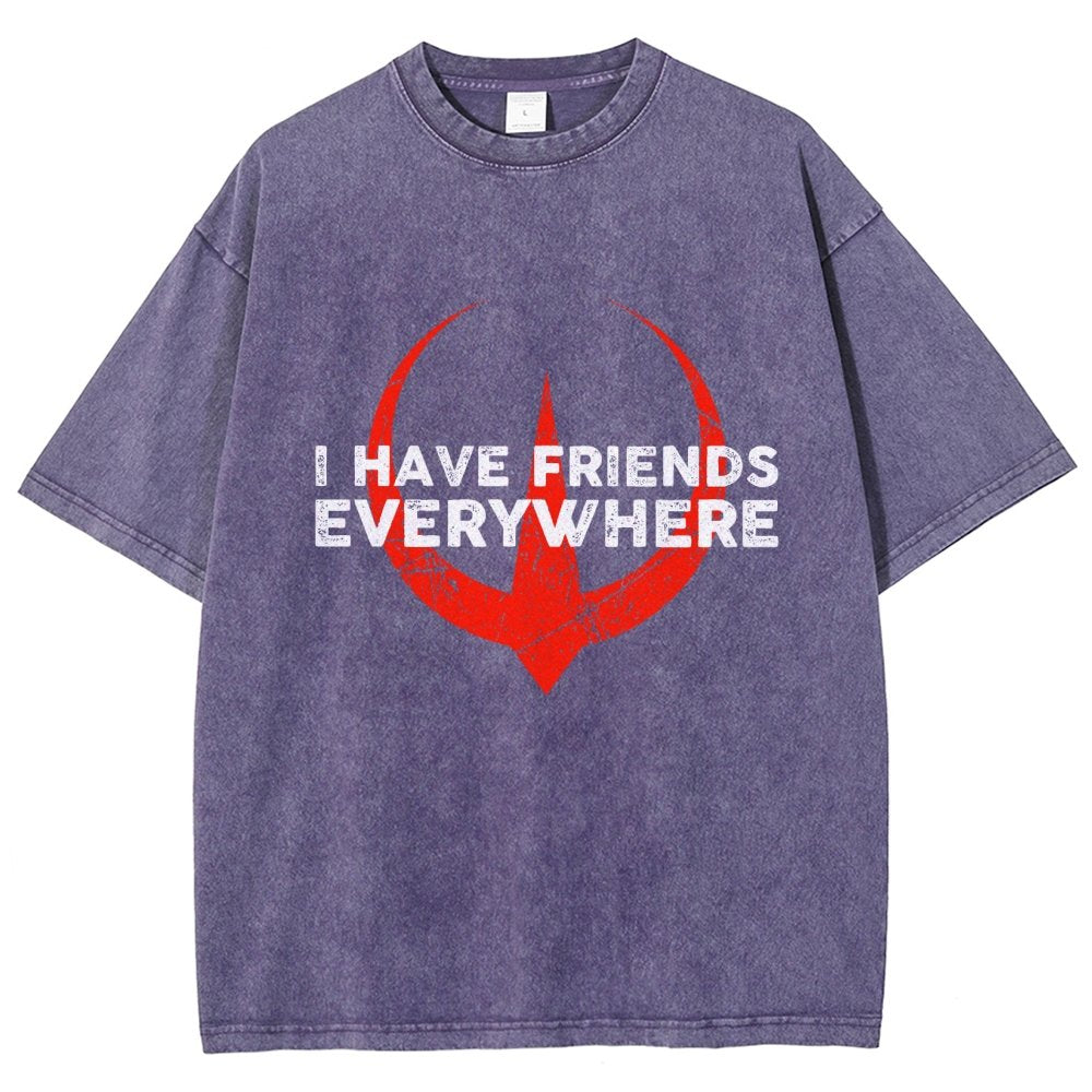 I Have Friends Everywhere Vintage Distressed T-shirt