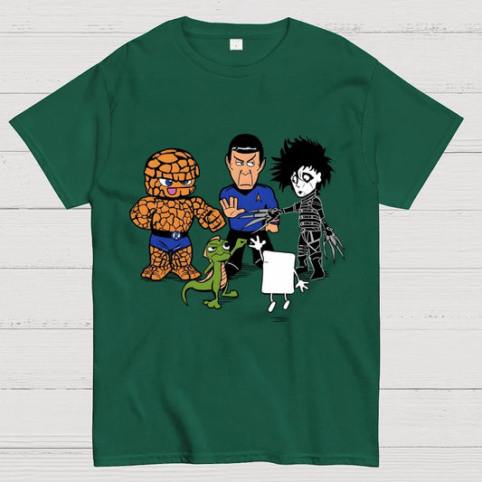 Rock Paper Scissors Unisex Geek T-Shirt