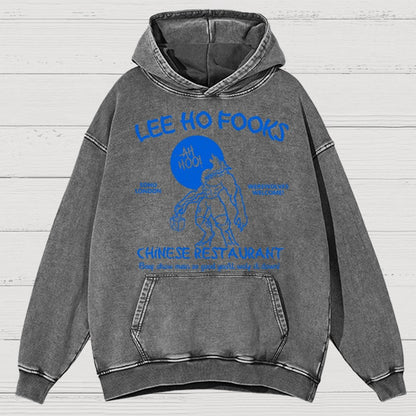 Lee Ho Fooks Chinese Restaurant Vintage Distressed Hoodie