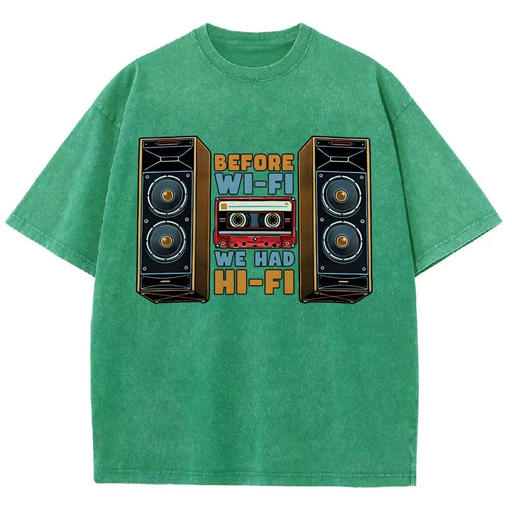 Before Wi-Fi Vintage Distressed T-shirt