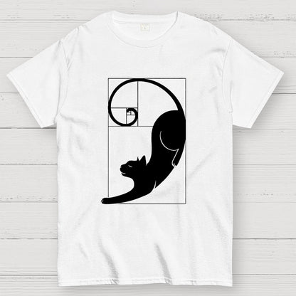 Fibonacci cat golden ratio Geek T-Shirt