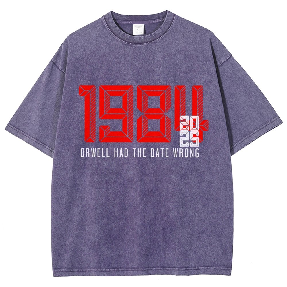 Orwell Got It Wrong Vintage Distressed T-shirt