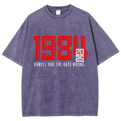 Orwell Got It Wrong Vintage Distressed T-shirt