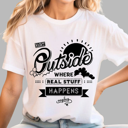Visit Outside Geek T-Shirt