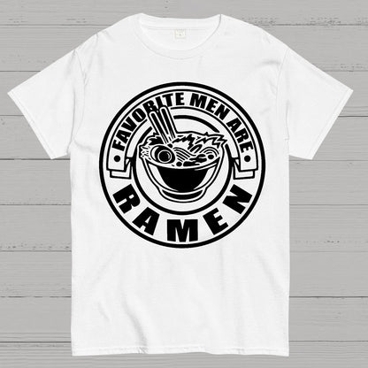 Favorite Men Are Ramen Funny Japanese Noodles Humor Geek T-Shirt