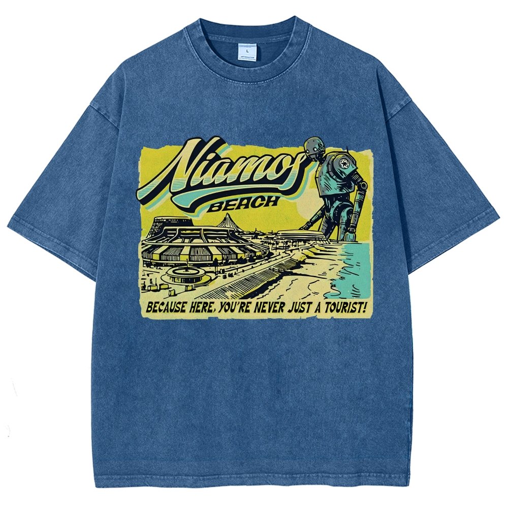 Niamos Beach Vintage Distressed T-shirt