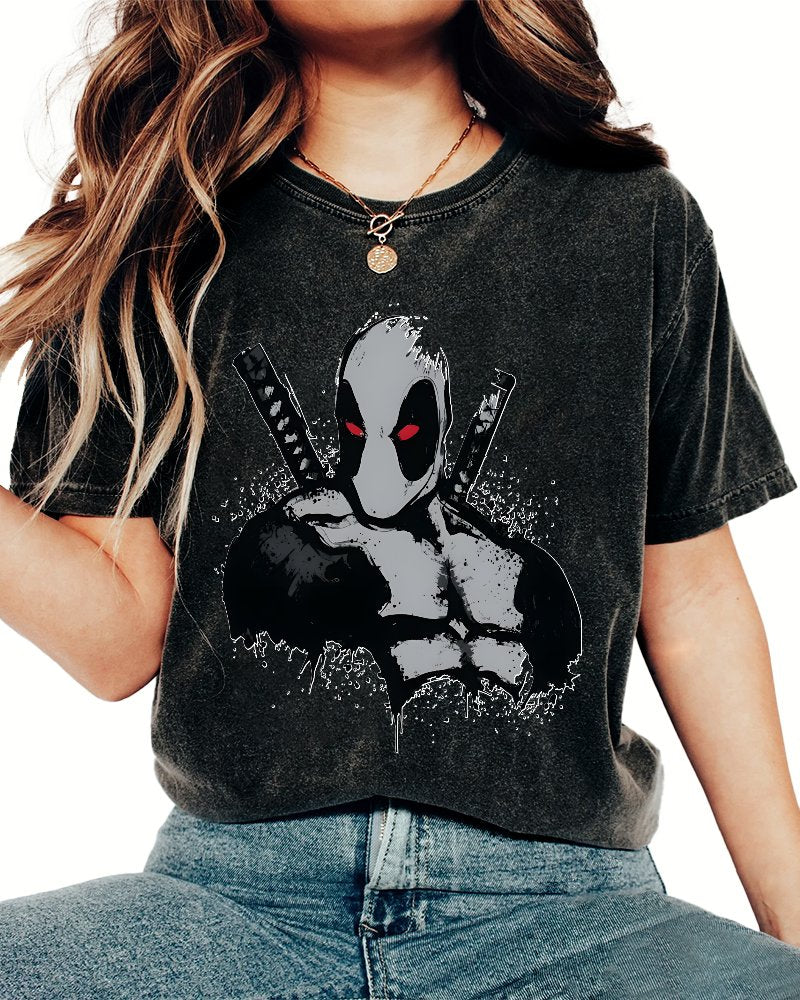 Merc in a Grey X suit Vintage Distressed T-shirt