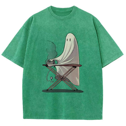 Self-Ironing Vintage Distressed T-shirt