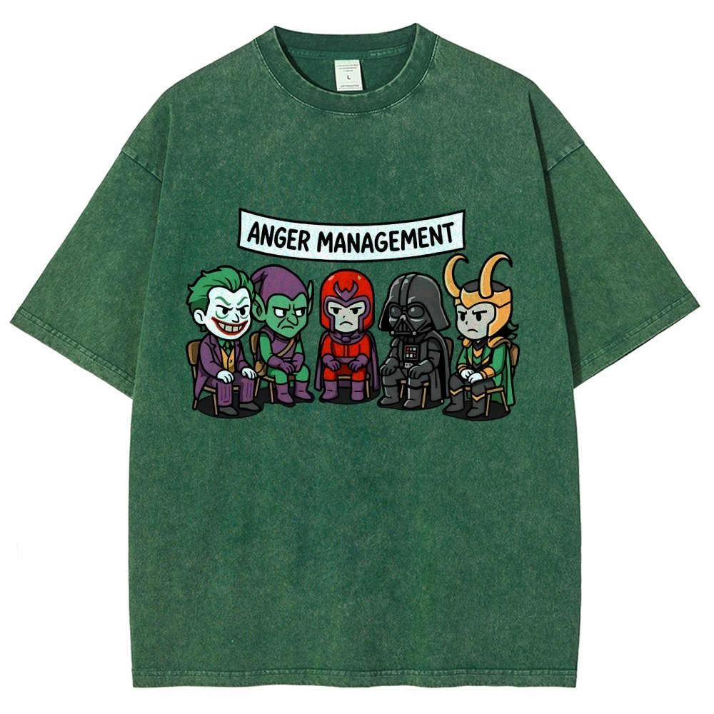 Anger Management Vintage Distressed T-shirt