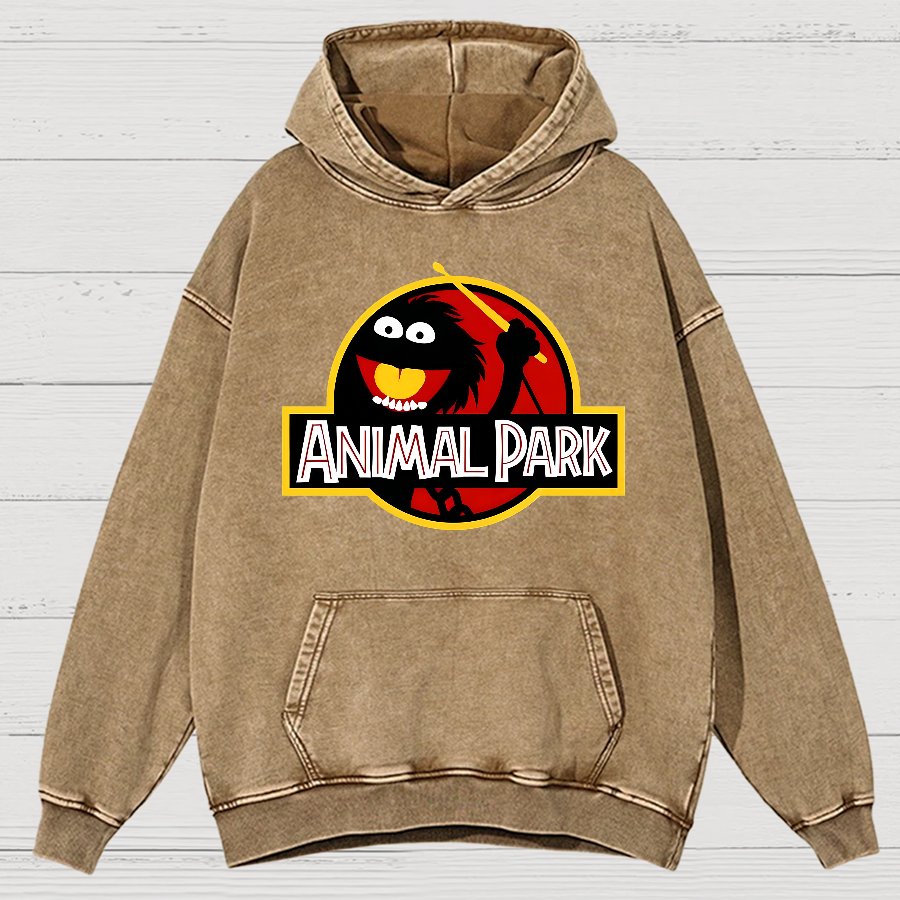 Animal Park Vintage Distressed Hoodie