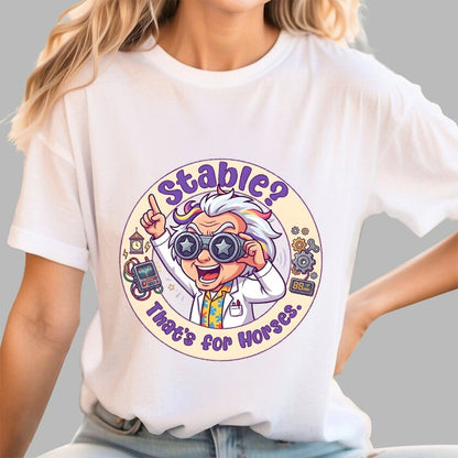 Stable That’S For Horses Art Print Geek T-Shirt