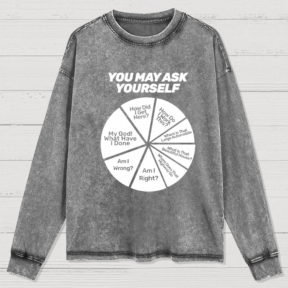 Techno Apocalypse Washed Long Sleeve Tee