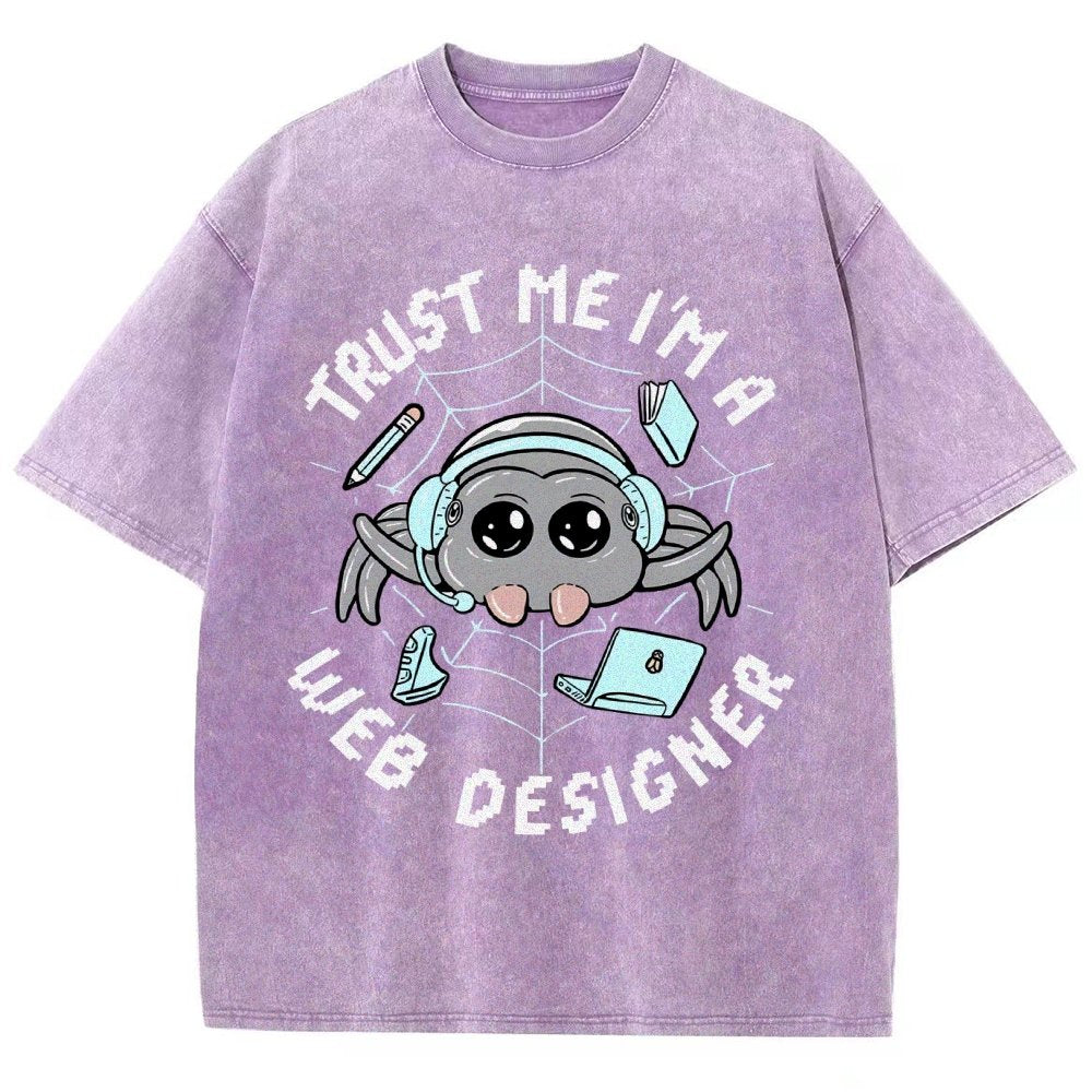 TRUST ME I'M A WEB DESIGNER Vintage Distressed T-shirt