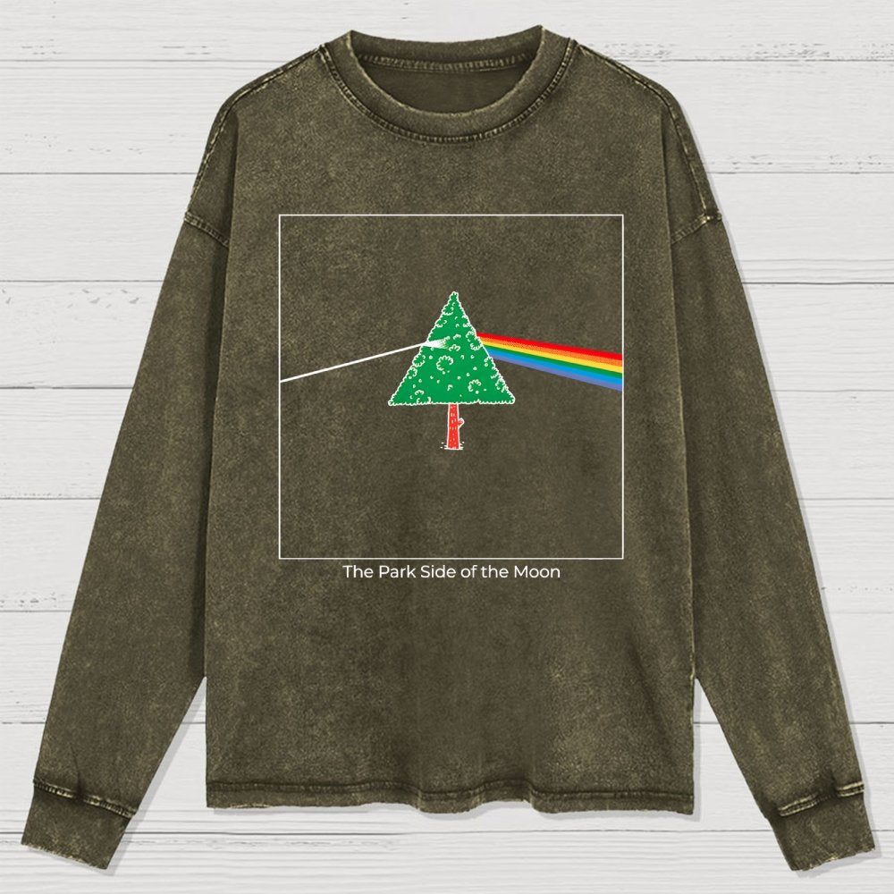 The Park Side of the Moon Washed Long Sleeve Tee