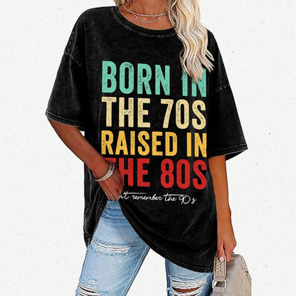 Raised In The 80s Vintage Distressed T-shirt
