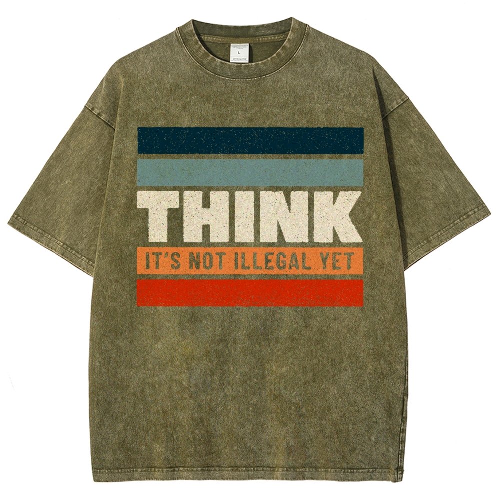Think – Still Legal Vintage Distressed T-shirt