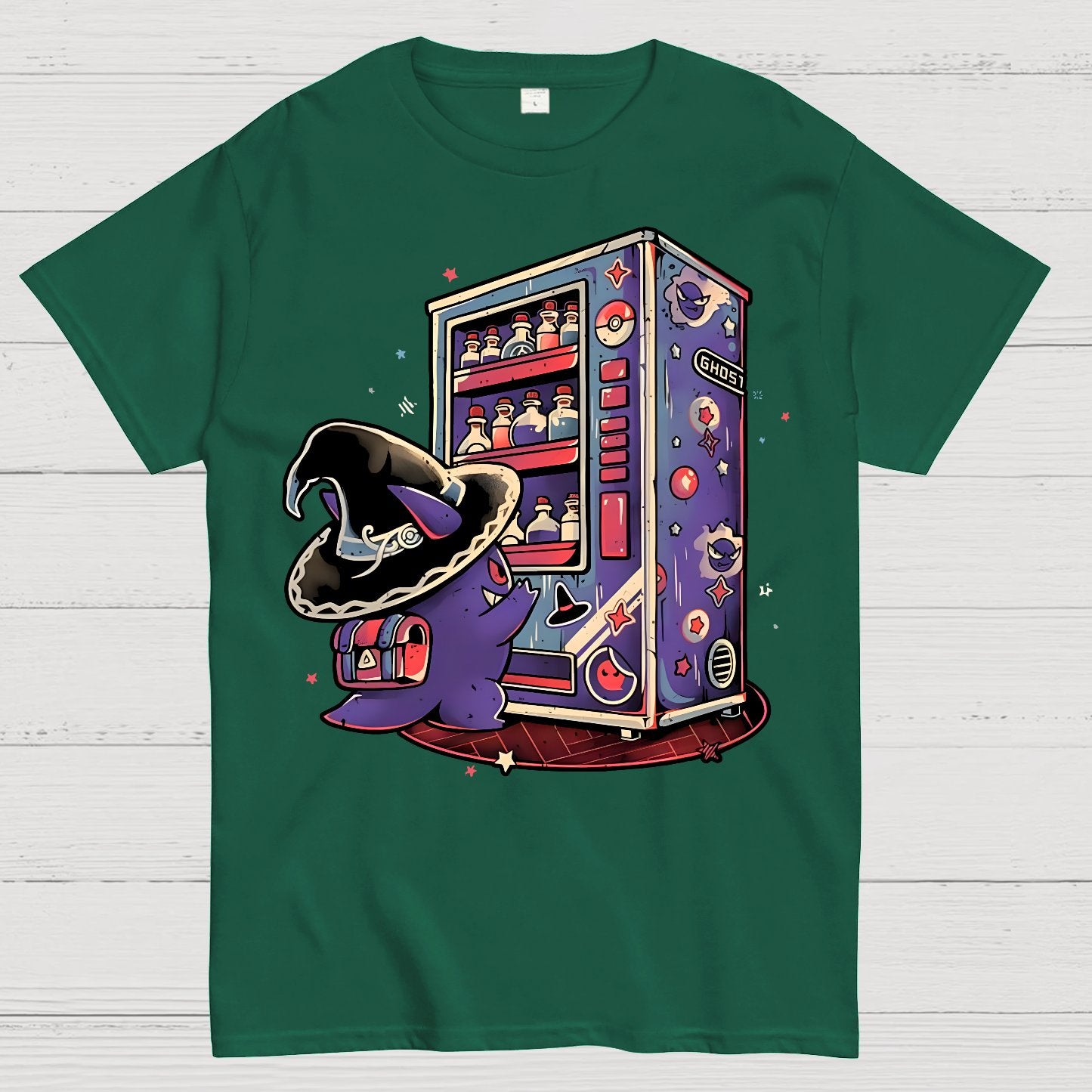 Ghost Vending Machine Geek T-Shirt