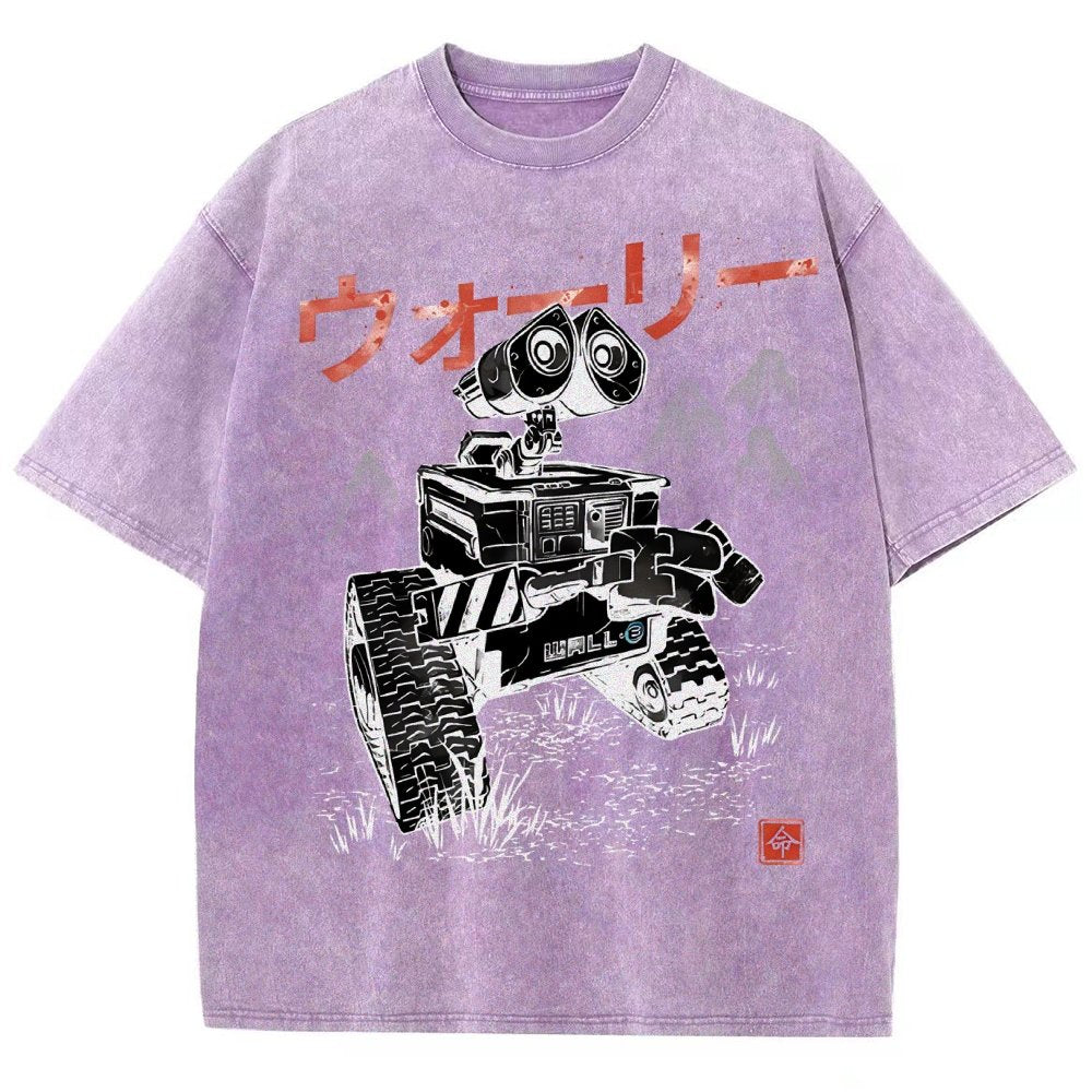EcoBot Sumi-E Vintage Distressed T-shirt