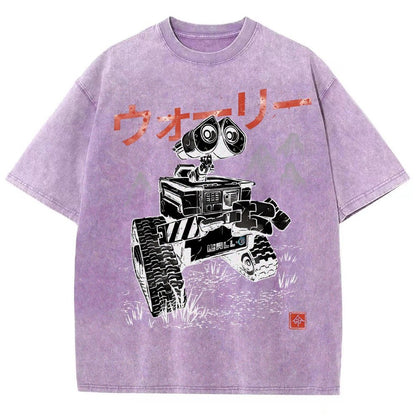EcoBot Sumi-E Vintage Distressed T-shirt