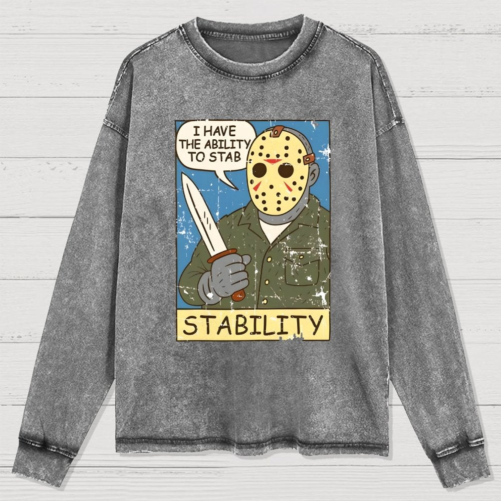 Stability Washed Long Sleeve Tee