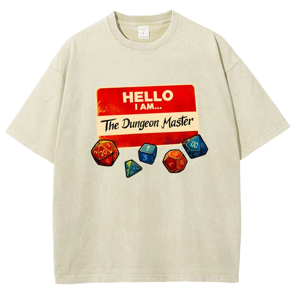 Hello I Am The Dungeon Master Vintage Distressed T-shirt