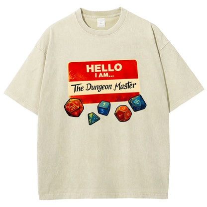 Hello I Am The Dungeon Master Vintage Distressed T-shirt