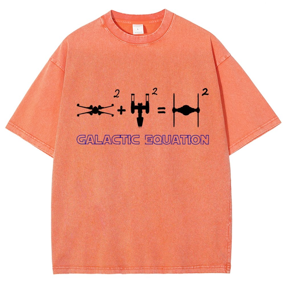 Galactic Equation Vintage Distressed T-shirt
