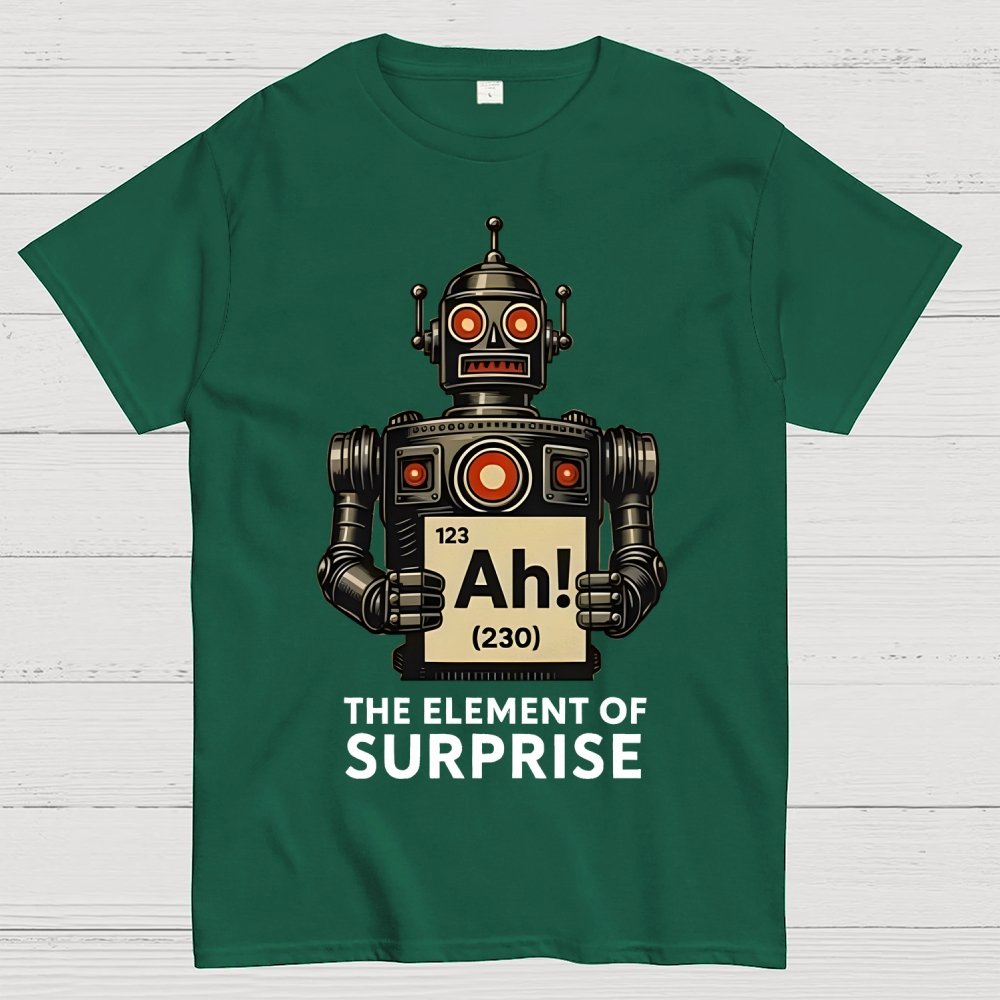 Machine Gets Surprised Geek T-Shirt