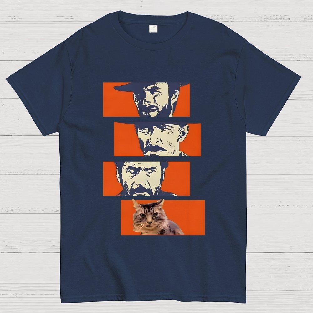Buono Brutto Cattivo And Cat Geek T-Shirt