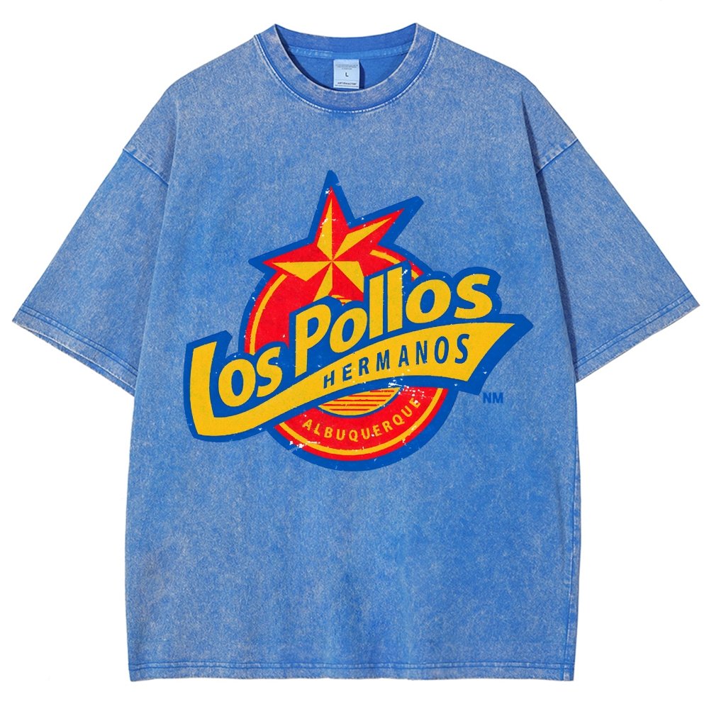 Los Pollos Hermoso Vintage Distressed T-shirt