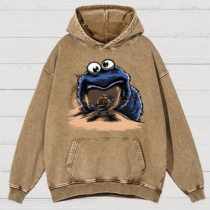 Cookieworm Vintage Distressed Hoodie