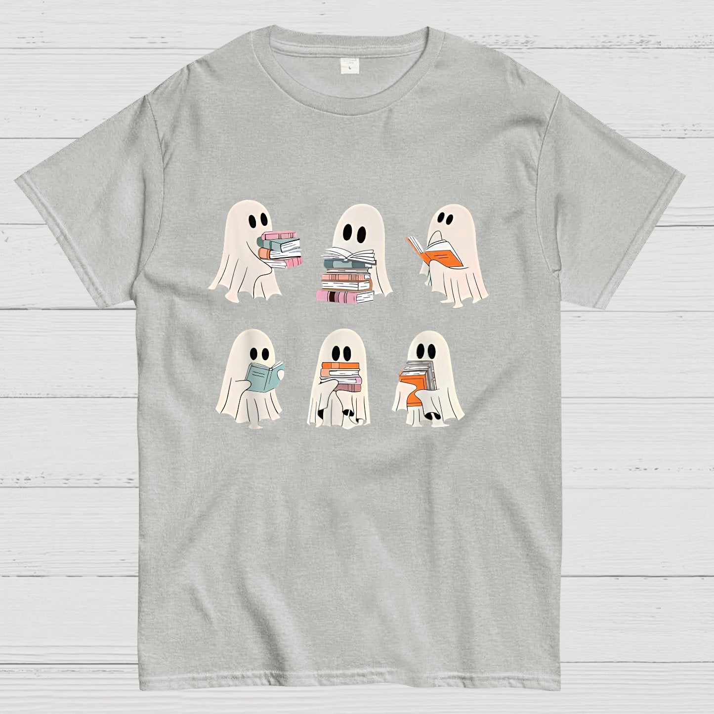 Cute Boo Ghost Read More Books, Funny Halloween T-Shirt