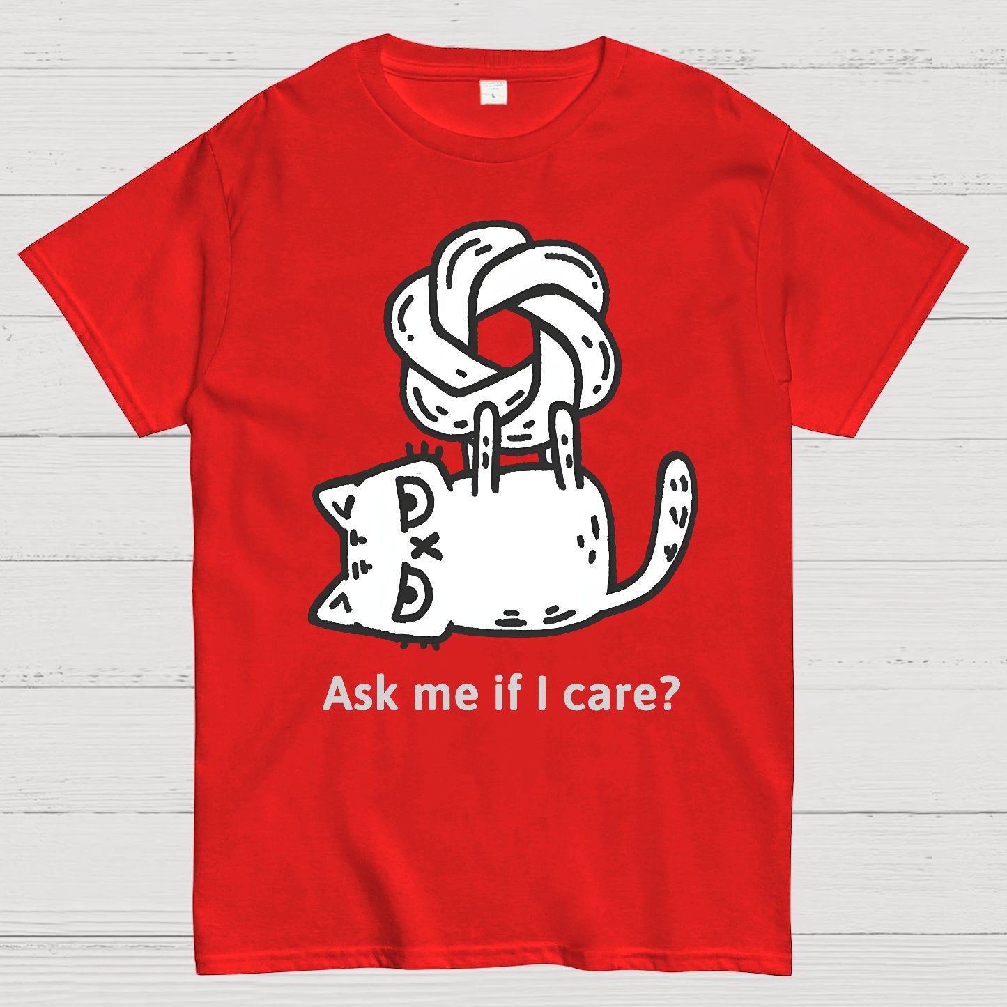catGPT: Ask me if I care ？Geek T-Shirt