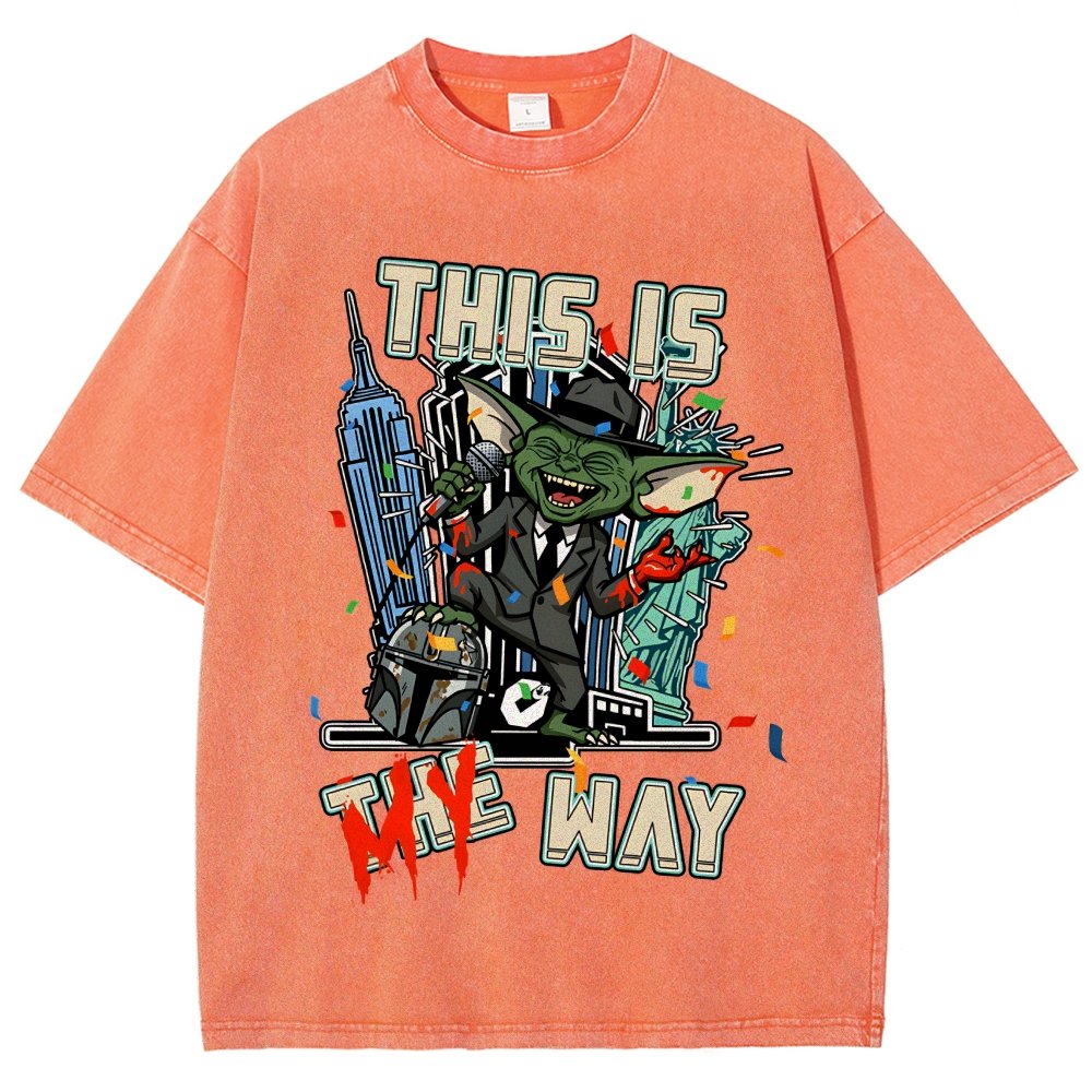 My WAY Vintage Distressed T-shirt