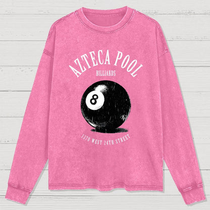 Azteca Pool Washed Long Sleeve Tee
