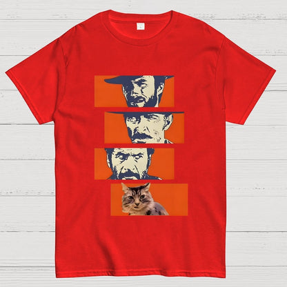 Buono Brutto Cattivo And Cat Geek T-Shirt
