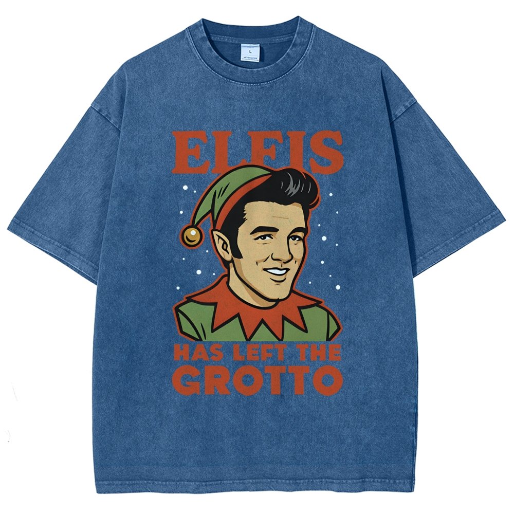 Elfis Vintage Distressed T-shirt
