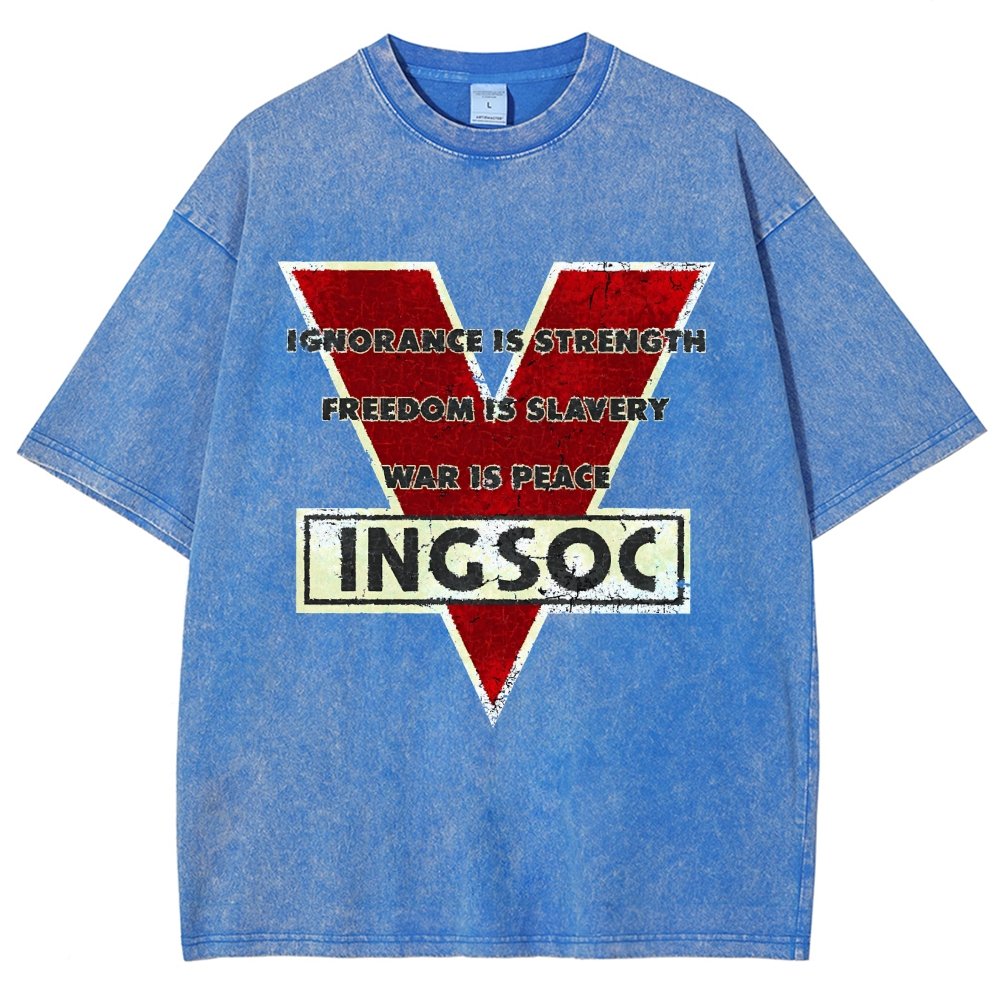 Ignorance Is Strength Tri Blend Vintage Distressed T-shirt