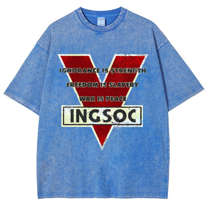 Ignorance Is Strength Tri Blend Vintage Distressed T-shirt
