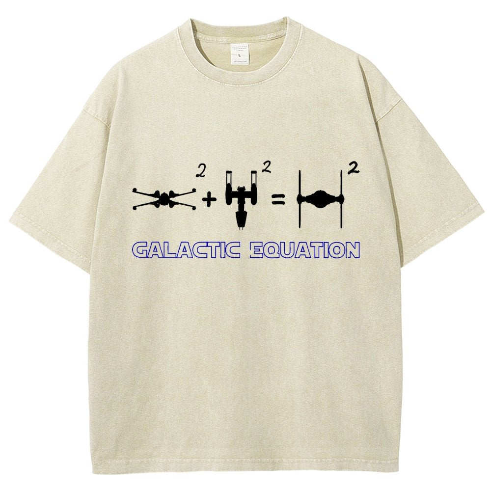 Galactic Equation Vintage Distressed T-shirt
