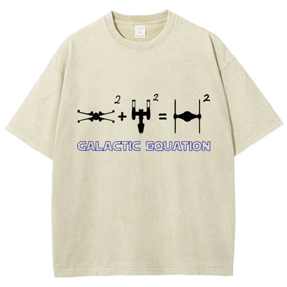 Galactic Equation Vintage Distressed T-shirt