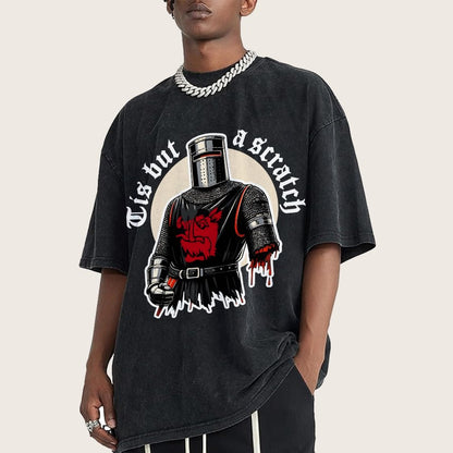 Tis But A Scratch Vintage Distressed T-shirt