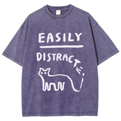 Easily Distrac Vintage Distressed T-shirt