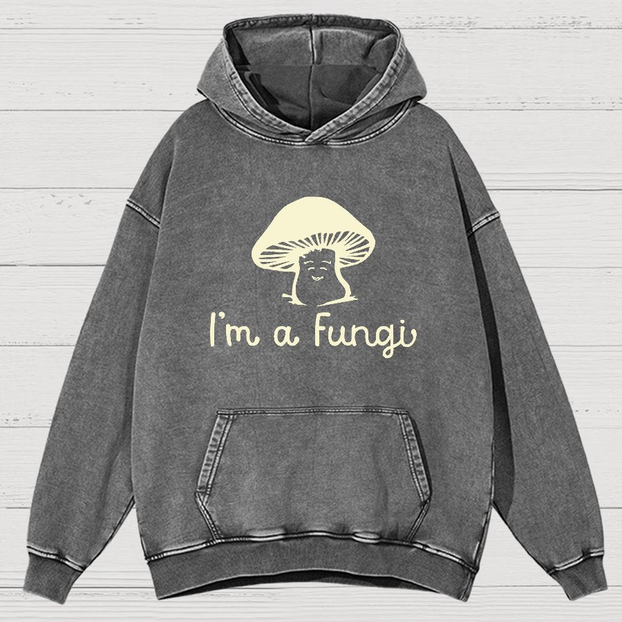 Funny Mushrooms Humor Vintage Distressed Hoodie