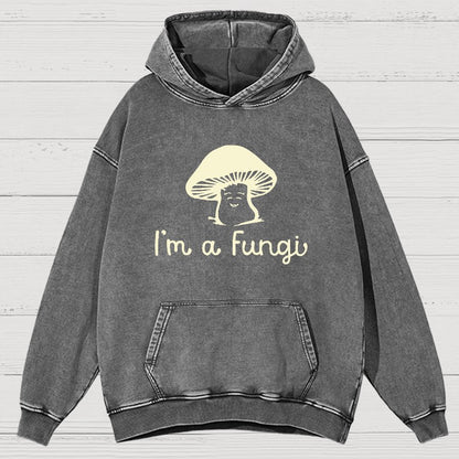 Funny Mushrooms Humor Vintage Distressed Hoodie